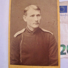 VANHA CDV Valokuva Venäjän Suomalainen Sotilas 1880-l - pikkukuva 1