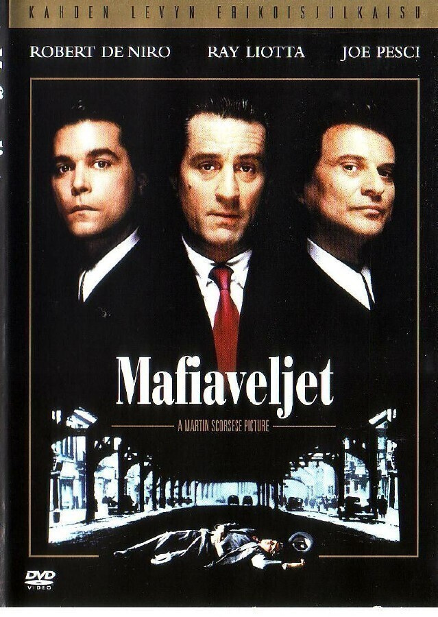 dvd, Mafiaveljet (o: Martin Scorsese, 1990, IMDb: 8.7) 2 dvd