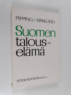 Hugo E. Pipping : Suomen talouselämä