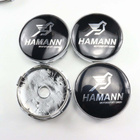 BMW vannekeskiöt – Hamann Musta-valko – 60mm (4kpl sarja) - pikkukuva 1