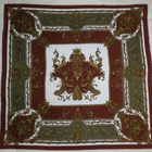 Iso retro huivi 120 cm x 120 cm - pikkukuva 4