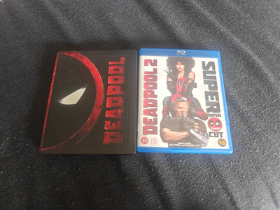 Deadpool 1&2 Blu-ray.