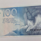 Viro Eesti 100 kr 1999 HYVÄ LÄhes Sileä - pikkukuva 2