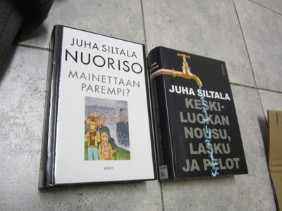JUHA SILTALA ; 2 x kovakantinen kirja