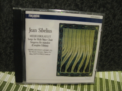Sibelius:Songs for Male voice-YL:n laulajat-Matti Hyökki cd