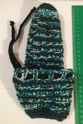 Alina´s handmade käsinvirkattu peniksenlämmitin moniväri