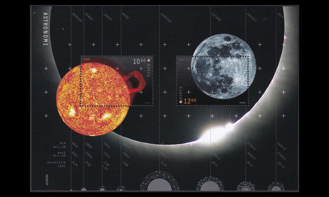 Norja 1686-7BL38 ** Europa astronomia (2009)