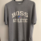 Boss x Russell Athletic harmaa miesten T-paita (XL) - pikkukuva 1