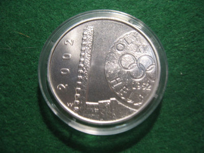 Suomi 10e hopea juhlaraha Olympialaiset 50 vuotta - 2002