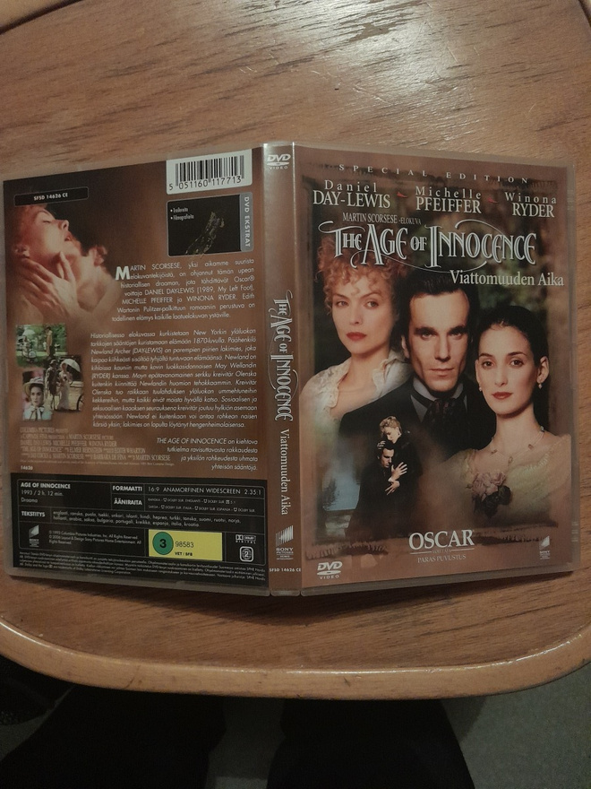Viattomuuden aika dvd