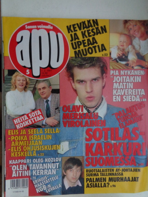 Apu lehti Nro 5/1991 (27.1)