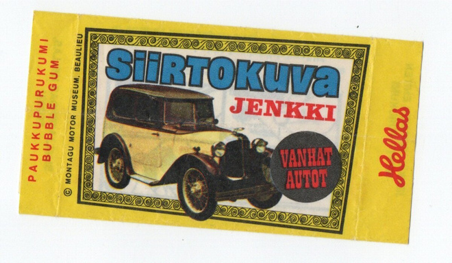 Purkkakääre Hellas. SIIRTOKUVA JENKKI