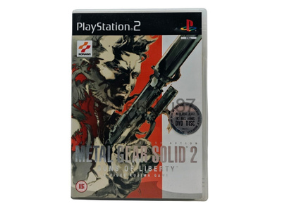 PS2 - Metal Gear Solid 2: Sons of Liberty [DVD combo] (CIB)