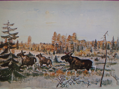 Harald Wiberg "Hirviperhe"