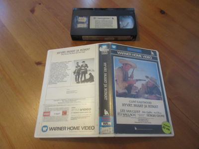 Hyvät, pahat ja rumat (Warner Home Video) VHS FIx