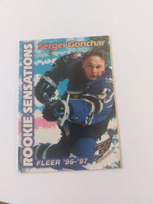 1996-97 Fleer Rookie Sensations #5 Sergei Gonchar