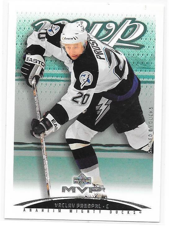 2002-03 Upper Deck MVP #316 Vaclav Prospal Anaheim Ducks
