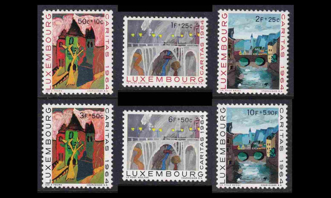 Luxemburg 703-8 ** Caritas (1964)