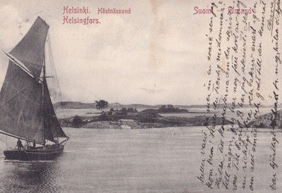 Helsinki, Hästnässund , wanhakortti    b562