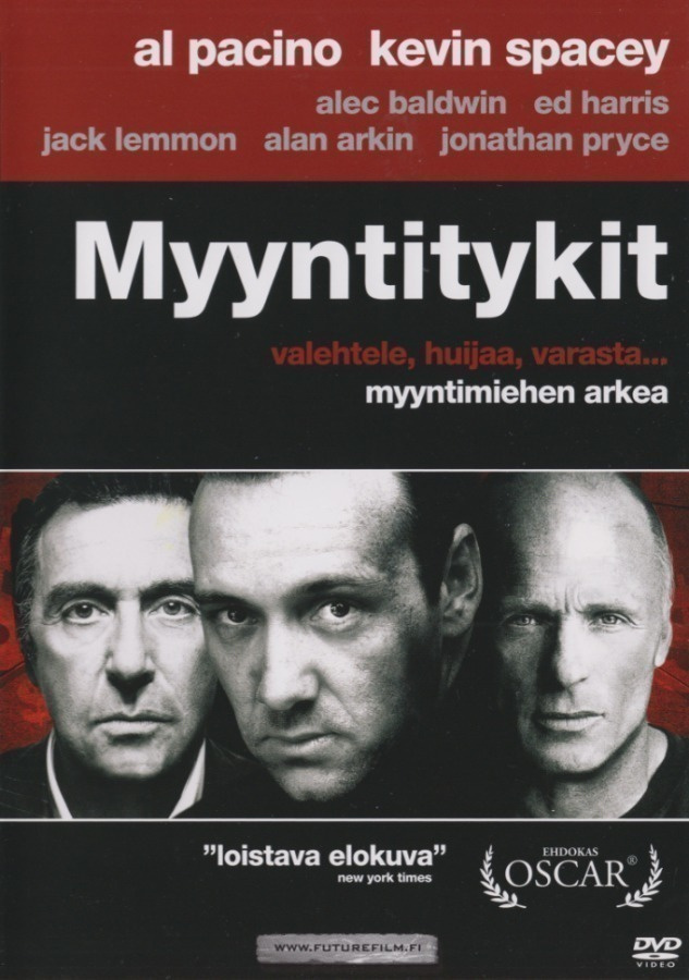 Myyntitykit (1992) Al Pacino, Jack Lemmon, Kevin Spacey