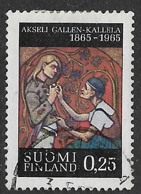 Akseli Gallen-Kallela 0,25mk 1965 (LAPE 597) O