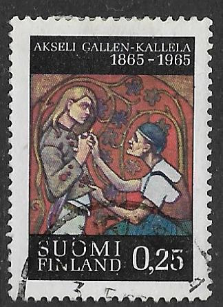 Akseli Gallen-Kallela 0,25mk 1965 (LAPE 597) O