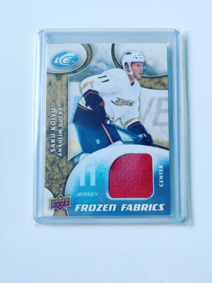 Saku Koivu 09-10 UD Ice Frozen Fabrics