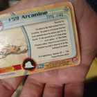 Arcanine #59 Pokemon Blue Topps TV Animation Edition card - pikkukuva 2