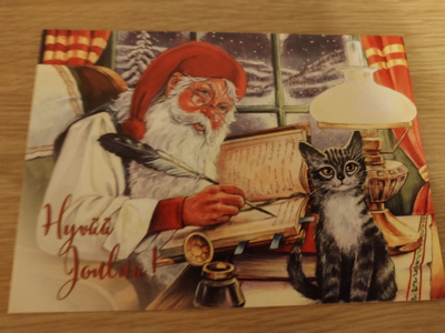 Joulu kortti,kulkematon.