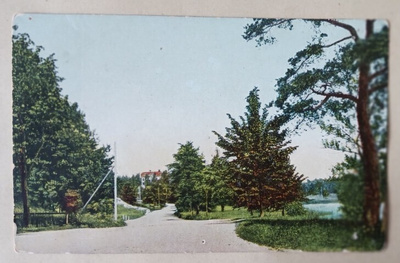 Helsinki, paikka Eläintarhassa, väripk, p. 1909 ? Venäjällä