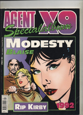 AGENT X9 1992 MODESTY BLAISE. RIP Kirby