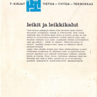 T-kirjat - Leikit ja leikkikalut (nide) - pikkukuva 2