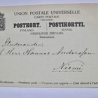VANHA Postikortti Hämeenlinna 1902 Komea Tausta - pikkukuva 2