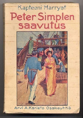 Marryat, Frederick: Peter Simplen saavutus (1.p.,nid,1929)