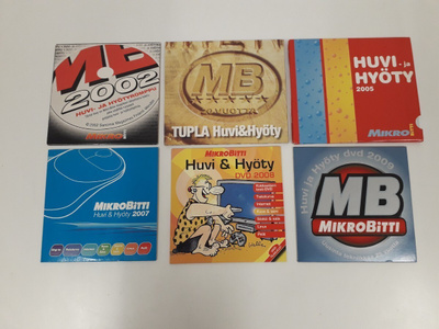 MikroBitti 2002,-04,-05,-07,-08,-09 (5cd,3dvd)