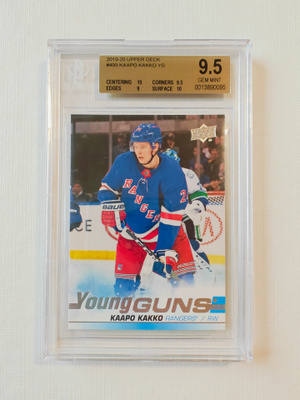 Kaapo Kakko - 19-20 UD Young Guns BGS 9.5