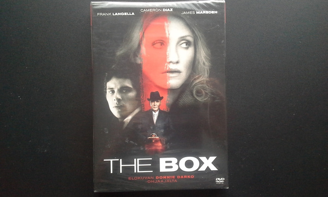 DVD: The Box (Cameron Diaz, James Marsden 2009) UUSI