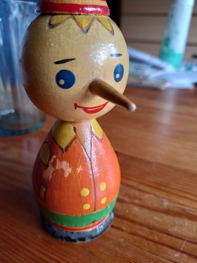 Vanha puunukke, Pinokkio?