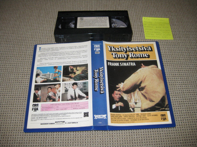 Yksityisetsivä Tony Rome-VHS (FIx, Showtime, Frank Sinatra)