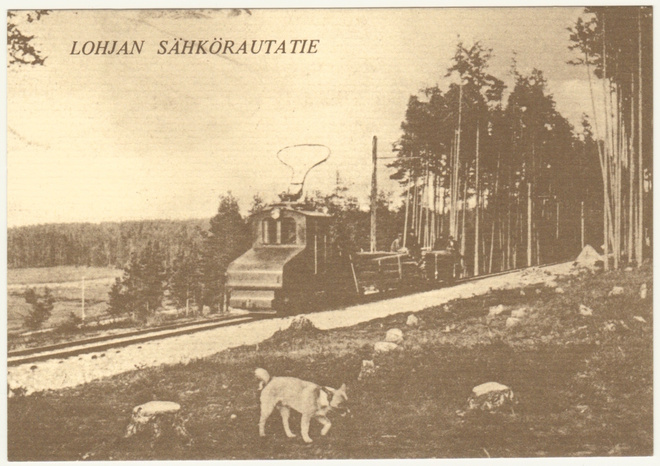 Lohja sähkörautatie juna
