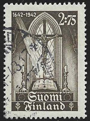 1942 Kirjapainot Suomessa 300 v 2:75 mk leimattu LaPe 269
