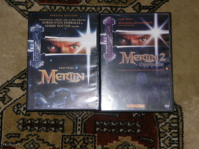 Merlin ja Merlin 2 oppipoika minisarja DVD