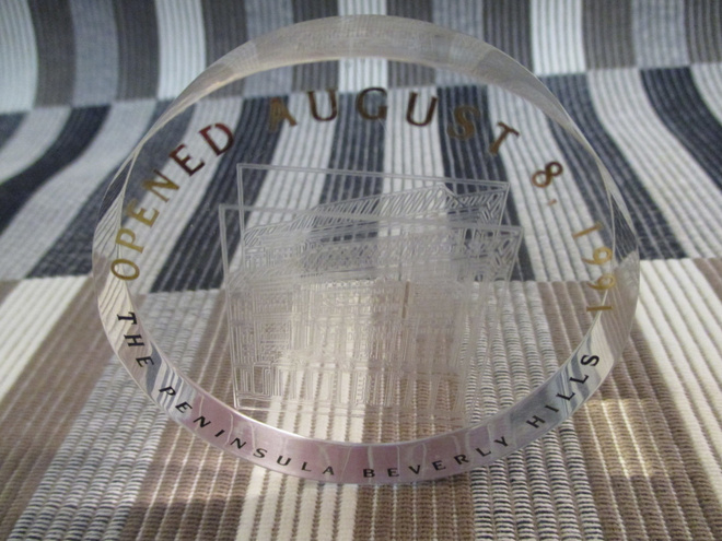 Opened August 8,1991 The Peninsula Beverly Hills.