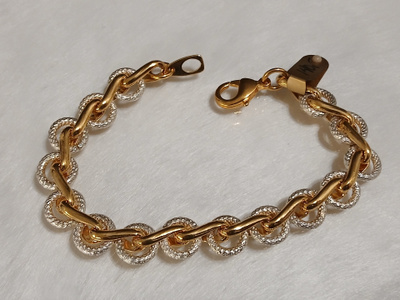 21k kullattu Kanadalainen rannekoru Gold plated