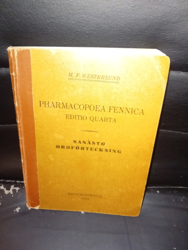 Westerlund  : Pharmacopoea Fennica editio quarta ( SIS POSTI