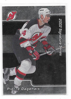 2001-02 BAP Signature Series #250 Pierre Dagenais New Jersey