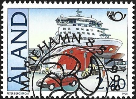 Åland 1998  Pohjola 2,40 mk EP alareuna LOISTOa LaPe 141