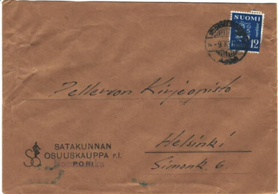 FIRMAKUORI noormakku SATAKUNNAN OSUUSKAPPA PORI