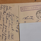 taidekortti S.Fischer: Vanhat tammet, kulkenut kenttäpos1940 - pikkukuva 2