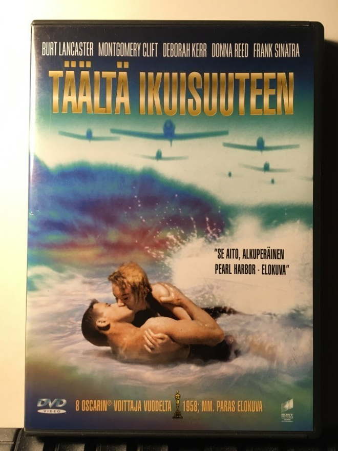 TÄÄLTÄ IKUISUUTEEN, DVD, Zinneman, Lancaster, Clift, Kerr